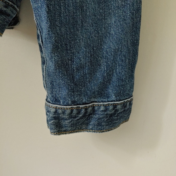 Vintage Tommy Hilfiger Trucker Jean Jacket Size Large Blue Denim - Picture 9 of 15